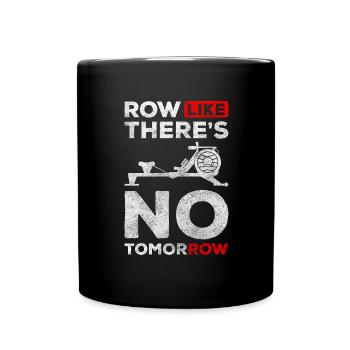 Rowing Machine Trainer Hardcore - Full Colour Mug - black - Front
