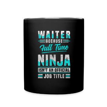 Serveuse spécialisée Service de pourboires - Mug uni - noir - Devant