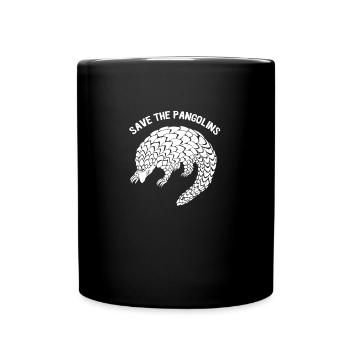 Sauver la vie des pangolins-pangolin - Mug uni - noir - Devant