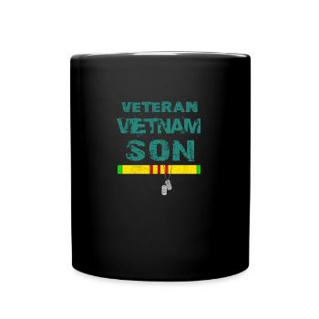 Fils du Vietnam vétéran - Mug uni - noir - Devant