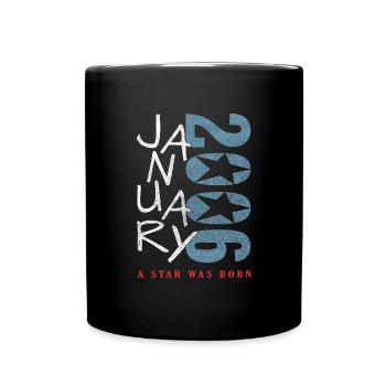 Januar 2006 geboren - Tasse einfarbig - Schwarz - Vorne