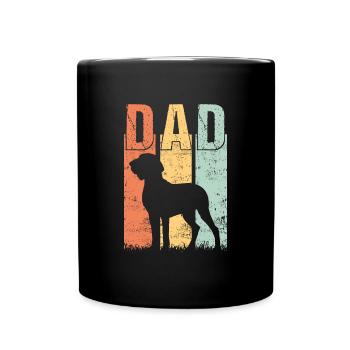 Bracco Italiano Papa Papa Master pour Lui Vintage - Mug uni - noir - Devant