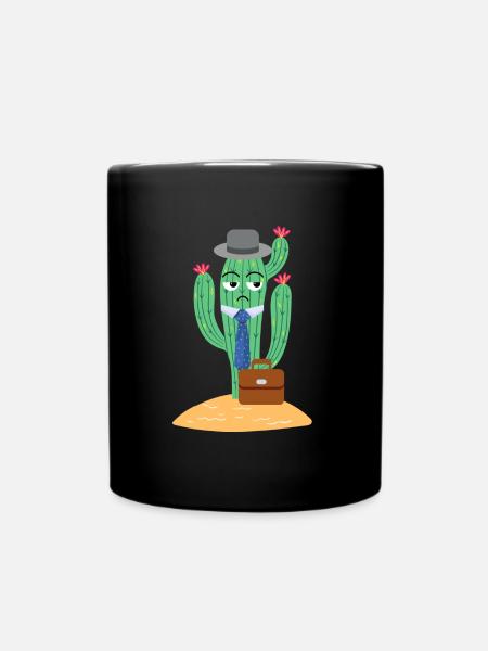Cactus de travail - Mug uni - noir