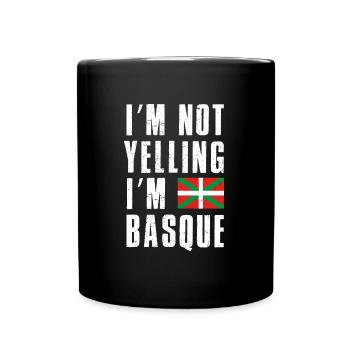 Euskara Euskal Herria Baskenland Spanien Basco - Tasse einfarbig - Schwarz - Vorne
