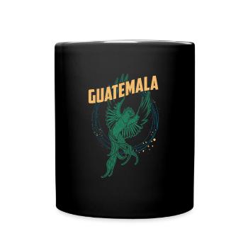 Quetzalcoatl Vogel Tropisch Antigua Guatemala - Tasse einfarbig - Schwarz - Vorne