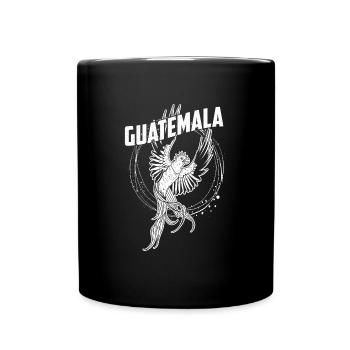 Quetzalcoatl Vogel Tropisch Antigua Guatemala - Tasse einfarbig - Schwarz - Vorne