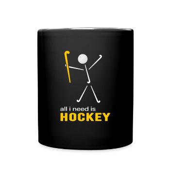 Hockey sur gazon Hockey Joueurs de hockey Saison de hockey - Mug uni - noir - Devant