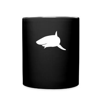 Hai - Tasse einfarbig - Schwarz - Vorne