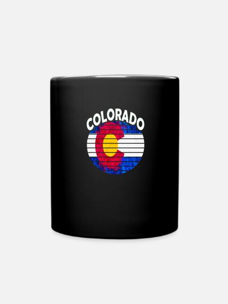 Colorado Retro Vintage Colorado Transplant - Mug uni - noir