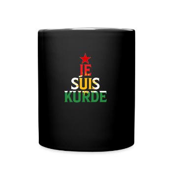 Je Suis Kurde 2023 - Tasse einfarbig - Schwarz - Vorne
