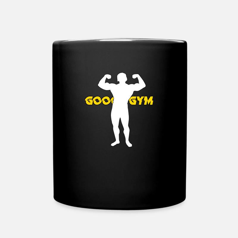 Gooo Gym - Mug uni - noir