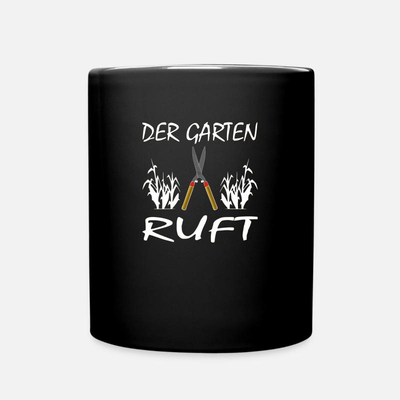 Garten - Tasse einfarbig - Schwarz
