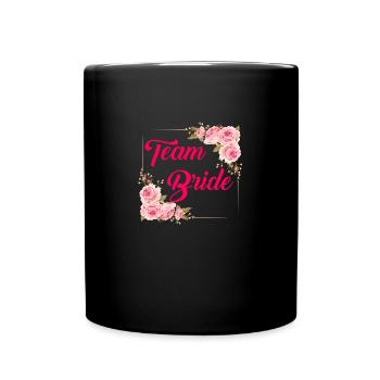 Team Bride - Full Colour Mug - black - Front