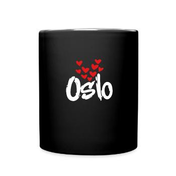 Oslo - Tasse einfarbig - Schwarz - Vorne