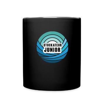 Stuckateur Junior Nachfolger Sohn Kind Junge - Tasse einfarbig - Schwarz - Vorne