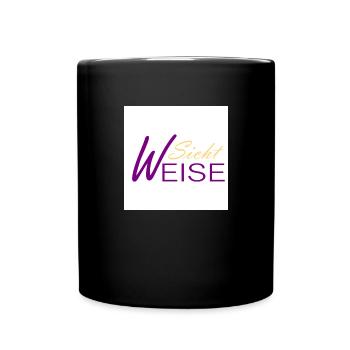 SichtWEISE - Tasse einfarbig - Schwarz - Vorne