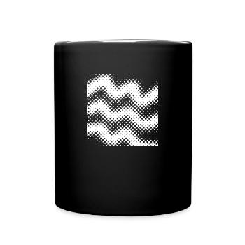 waves - Full Colour Mug - black - Front