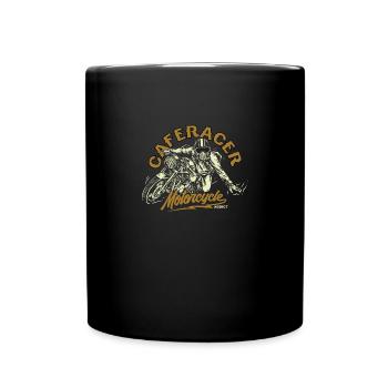 Caferacer - Tasse einfarbig - Schwarz - Vorne