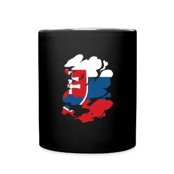 Slovakia Flag Vintage Slovak Flag Home - Full Colour Mug - black - Front