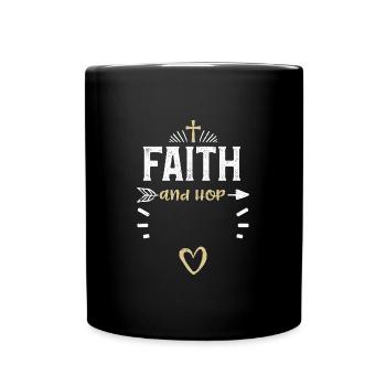 Faith and Hop - Jesus - Full Colour Mug - black - Front