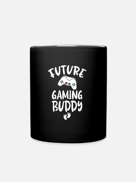 Future Gaming Buddy - Baby - Tasse einfarbig - Schwarz