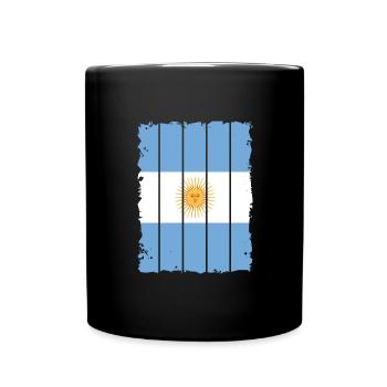 Argentina Flag South America Argentine Flag - Full Colour Mug - black - Front