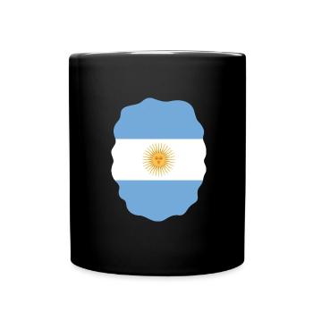 Argentina Flag South America Argentine Flag - Full Colour Mug - black - Front