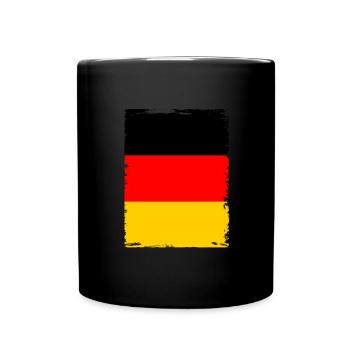 Germany Flag German Flag Used Look Homeland - Full Colour Mug - black - Front