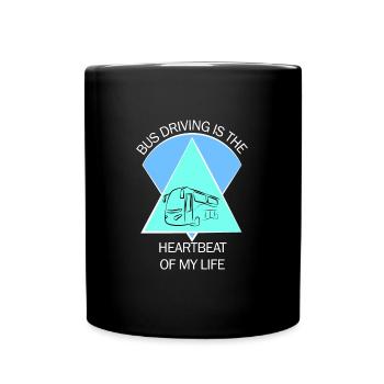 Chauffeur d’autobus scolaire Chauffeur d’autobus scolaire - Mug uni - noir - Devant