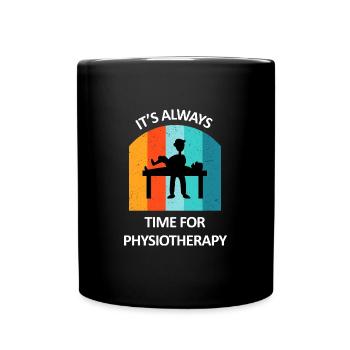 Physiothérapeute Cadeau humoristique disant drôle - Mug uni - noir - Devant