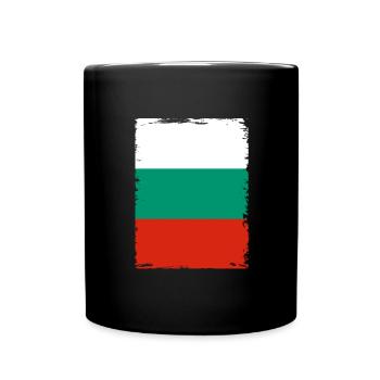 Drapeau bulgare Drapeau bulgare Sables d’or - Mug uni - noir - Devant