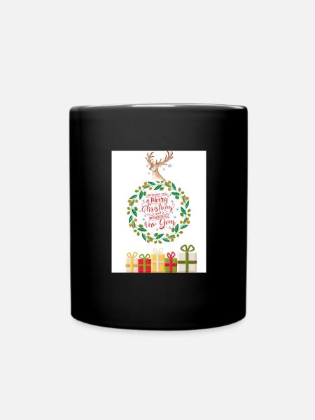 Joyeux noel 2023 et bonne annee 2024 - Mug uni - noir