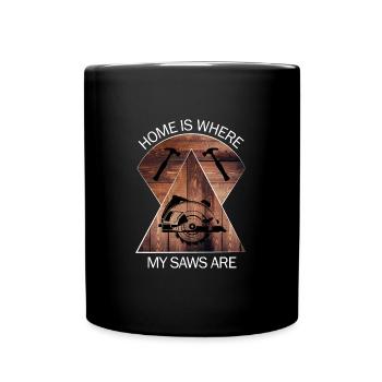 Charpentier, charpentier, charpentier, charpentier, artisan, bois - Mug uni - noir - Devant