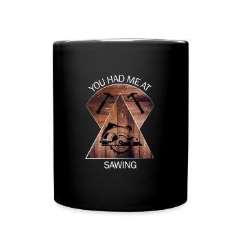 Charpentier, charpentier, charpentier, charpentier, artisan, bois - Mug uni - noir - Devant