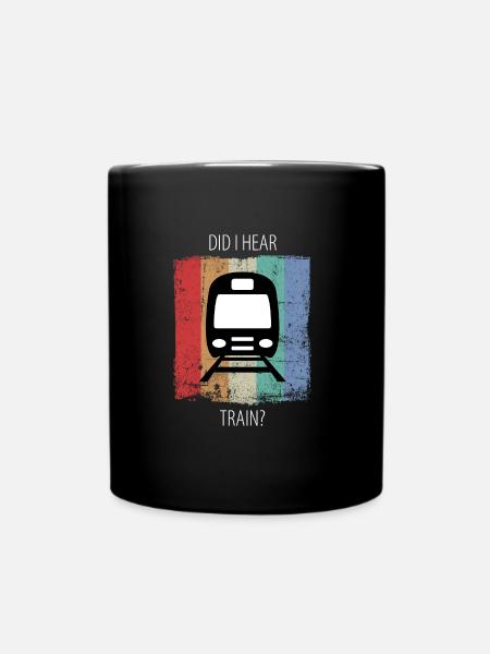Train Chemin De Fer Cheminot Travailleurs Trains Conducteur De Train - Mug uni - noir