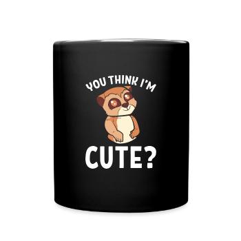 Suricate - Mug uni - noir - Devant