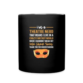 Théâtre - Mug uni - noir - Devant