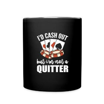 Blackjack Black Jack - Tasse einfarbig - Schwarz - Vorne