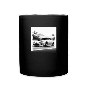 JDM Sportcar tuning Driftcar Voiture Cadeau PS - Mug uni - noir - Devant