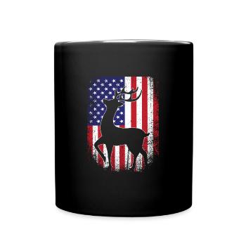 Jäger Jagen - Tasse einfarbig - Schwarz - Vorne