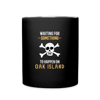 OAK ISLAND / CHASSE AU TRESOR: Oak Island - Mug uni - noir - Devant
