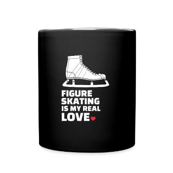 Figure skating - Full Colour Mug - black - Front