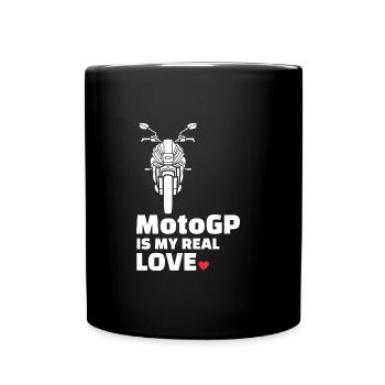 Ich Liebe Motogp - Tasse einfarbig - Schwarz - Vorne
