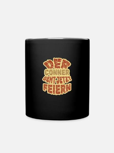 Party Conner - Tasse einfarbig - Schwarz