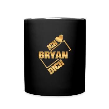 Couple Bryan - Tasse einfarbig - Schwarz - Vorne