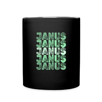 Surname First name Janus - Full Colour Mug - black - Front