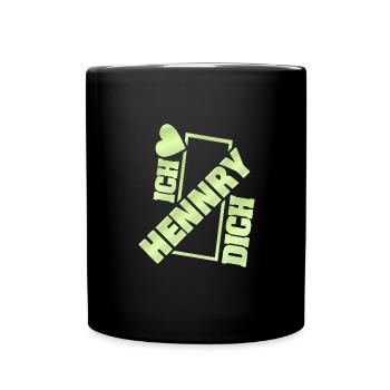 Couple Hennry - Tasse einfarbig - Schwarz - Vorne