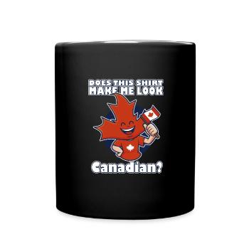 Le Canada fait-il paraître canadien - Mug uni - noir - Devant