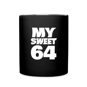 Doux 64 - Mug uni - noir - Devant