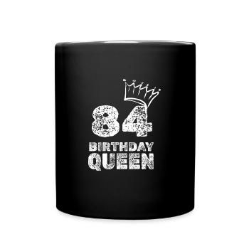 Age 84 - Full Colour Mug - black - Front